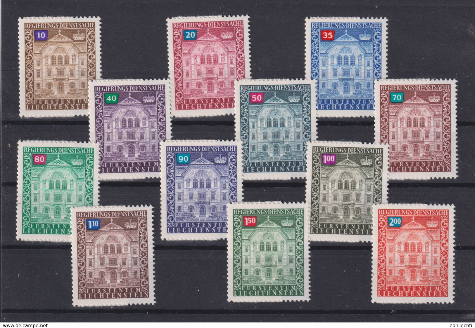 Liechtenstein Dienstmarken Lot °  Briefmarken Gestempelt /  Stamps Stamped /  Timbres Oblitérés - Verzamelingen