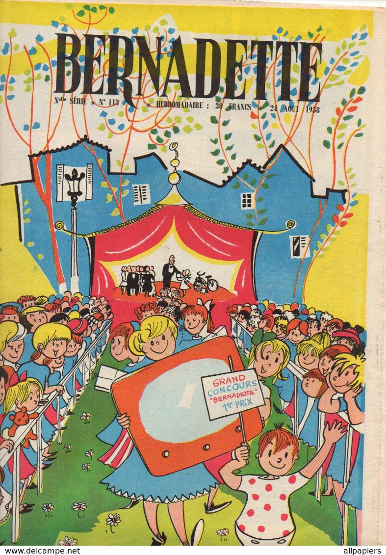 Bernadette N°113 Lourdes 1958 - Le Secret Du Bois-Joli - Amérique Du Nord Interdite Aux Piétons...de 1958 - Bernadette