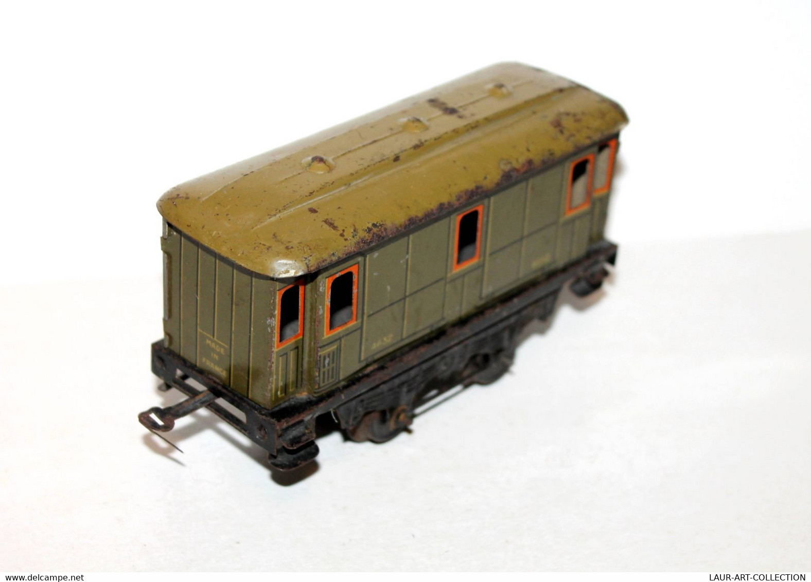 JEP J De P, ANCIEN WAGON MARCHANDISE BAGAGE N°4632 A ESSIEUX TRAIN MINIATURE O/0 - MODELISME FERROVIAIRE (1712.41) - Güterwaggons