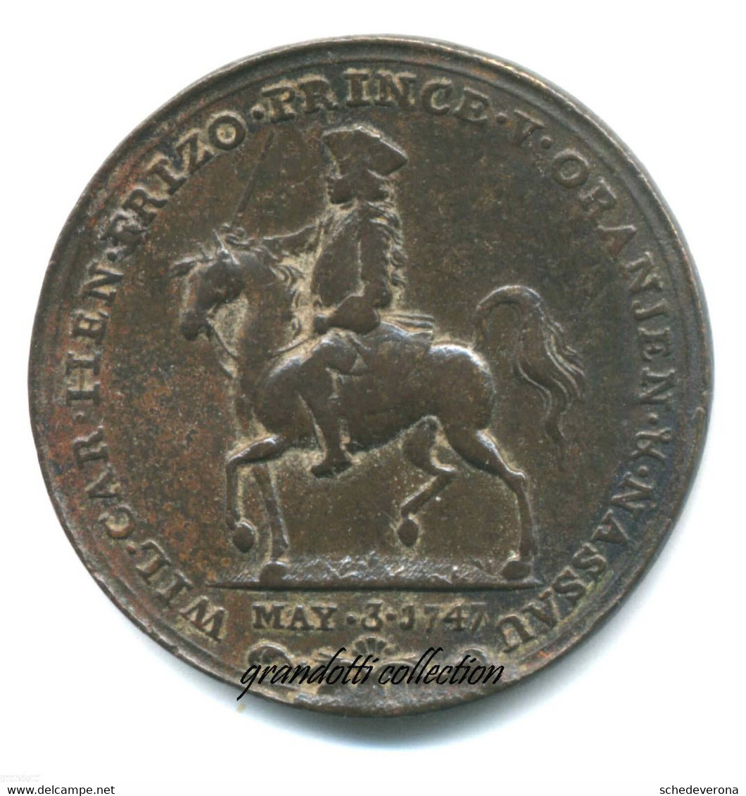 WILLIAM IV PRINCE OF ORANGE & NASSAU 1747 GOVERNOR OF THE SEVEN PROVINCES - Monarquía/ Nobleza