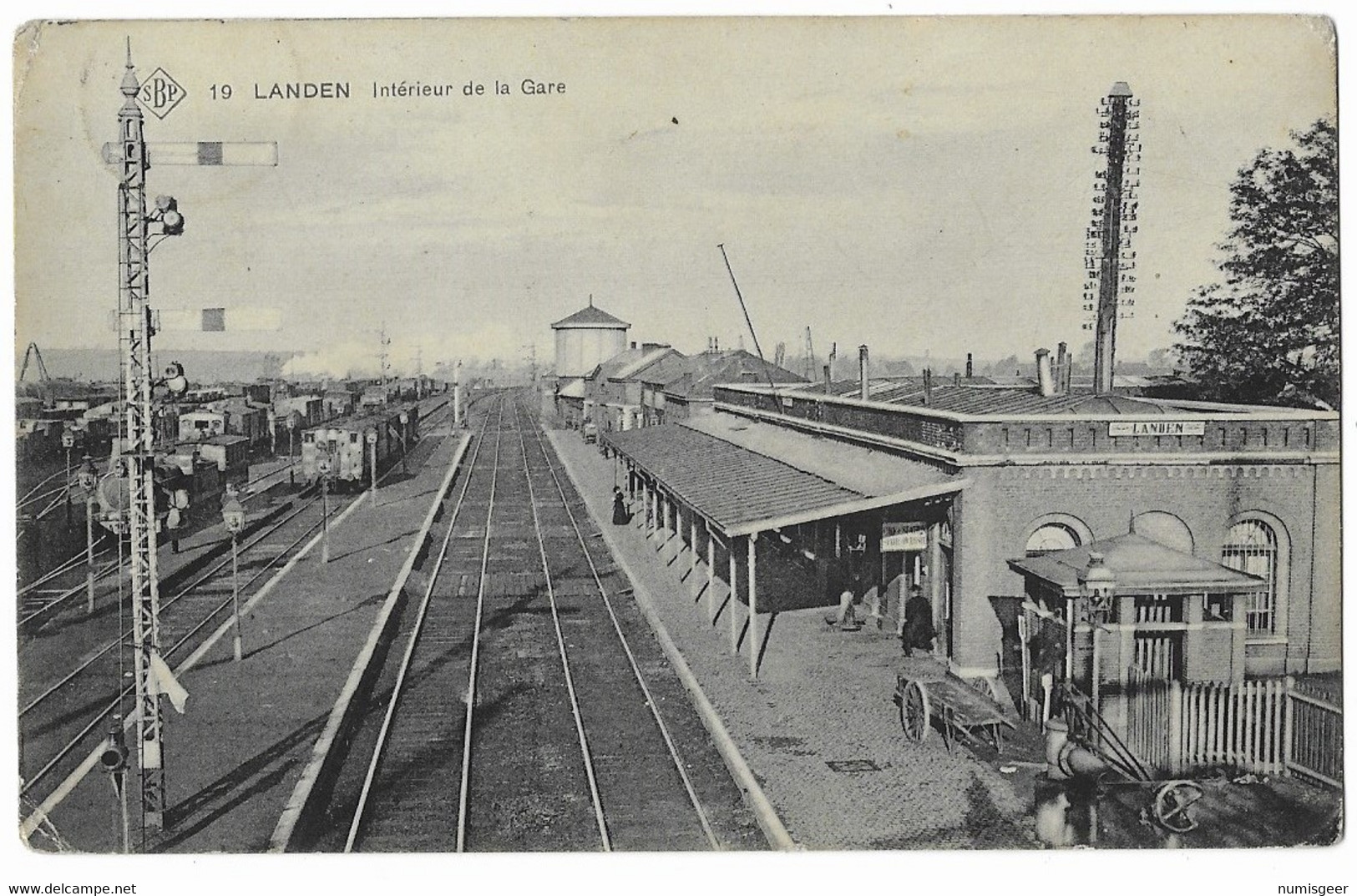 LANDEN  --  Intérieur De La Gare - Landen