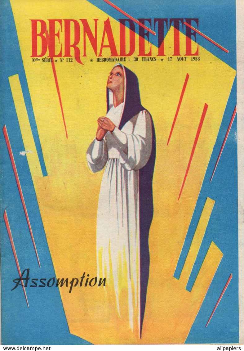 Bernadette N°112 Assomption - La Légende Du Flamand Rose - à Découper Et Monter Le Théâtre Aux Chansons De France...1958 - Bernadette