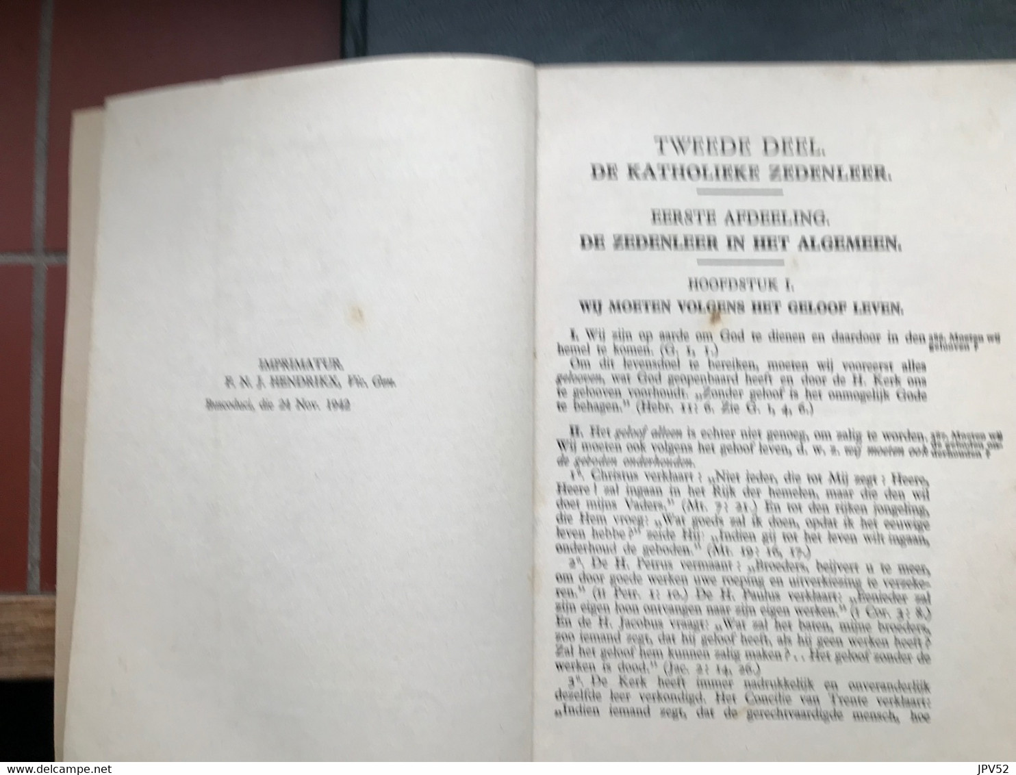 (494) Roomsch Katholieke Godsdienstleer - 1942 - 128 Blz. - M.F. Dekkers - Escolares