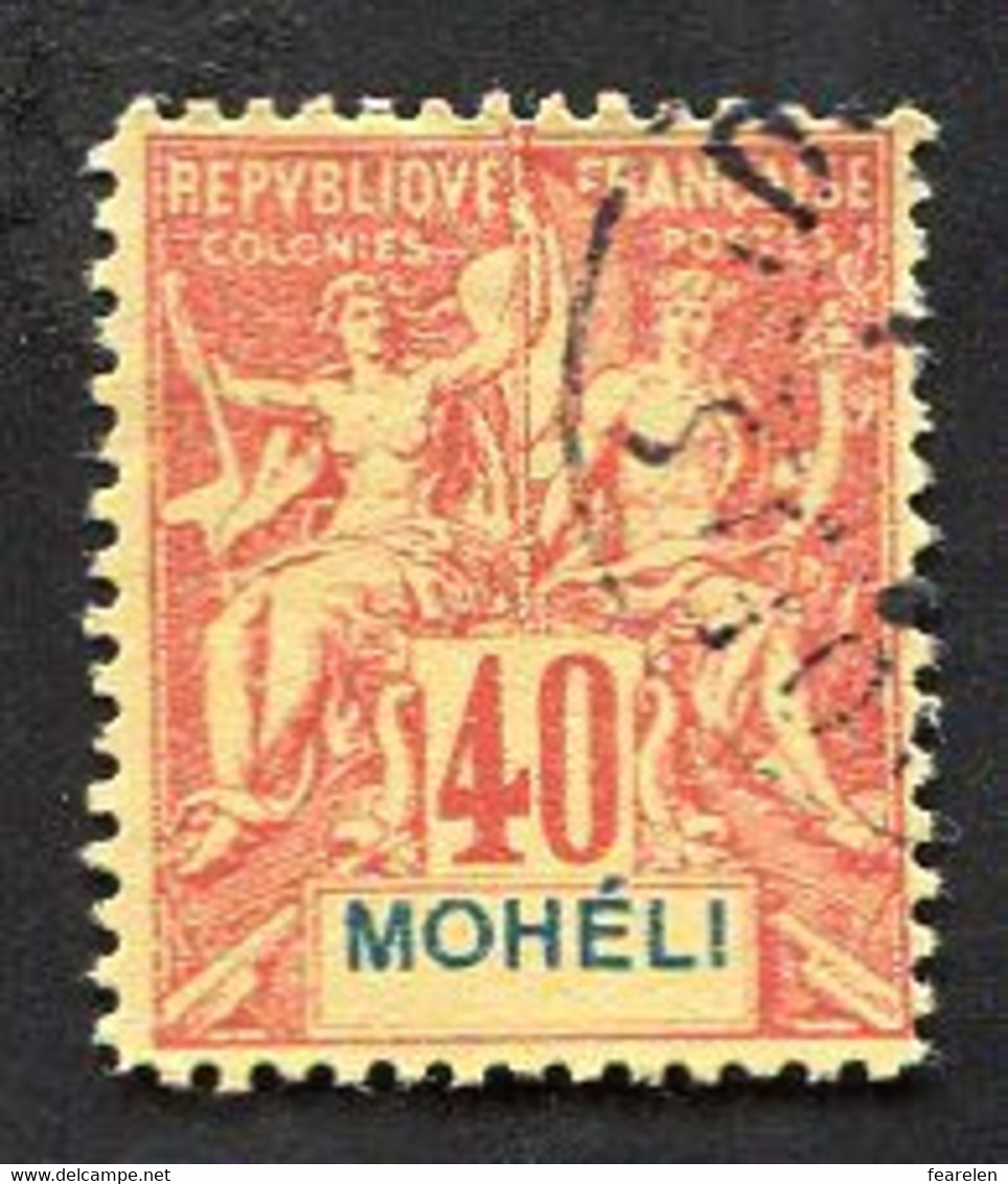 Colonie Française, Mohéli N°10 ; Faux Fournier - Used Stamps