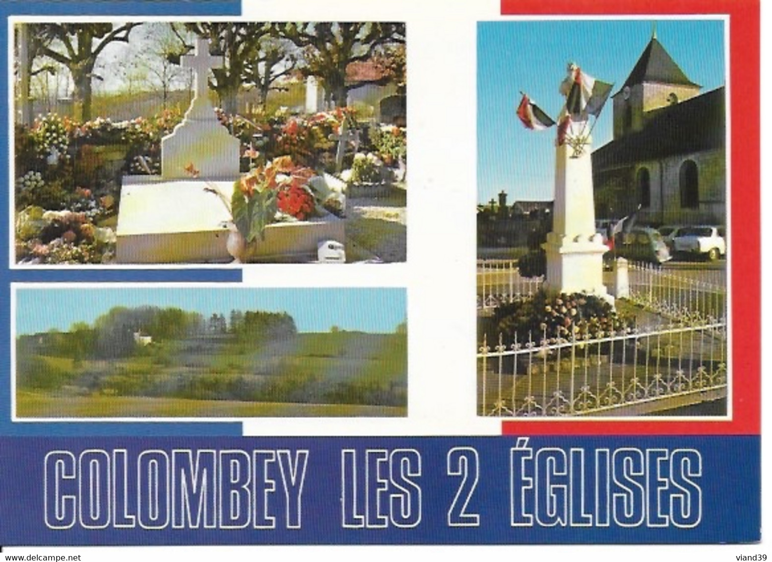Colombey Les Deux Eglises - Tombe De La Famille De Gaulle,  La Boisserie, Monument Aux Morts - Colombey Les Deux Eglises