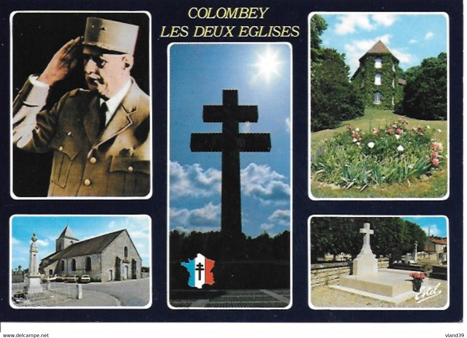 Colombey Les Deux Eglises - Le Général De Gaulle : Mémorial; La Boisserie; église, La Tombe - Non écrite - Colombey Les Deux Eglises