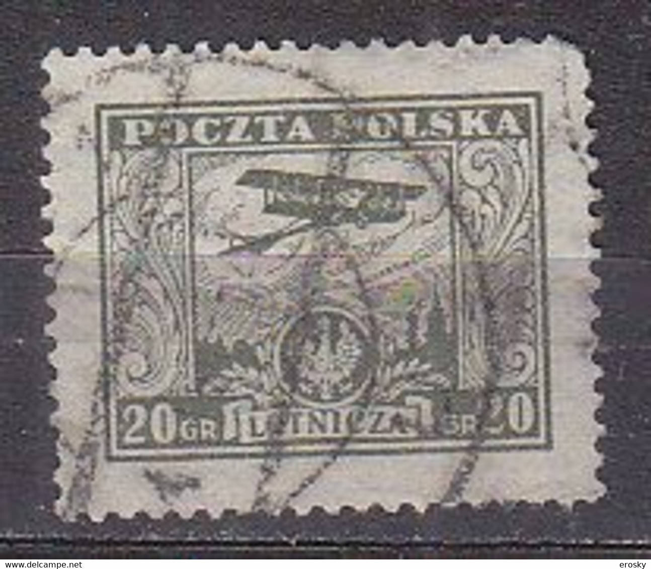 R3762 - POLOGNE POLAND AERIENNE Yv N°7 - Used Stamps