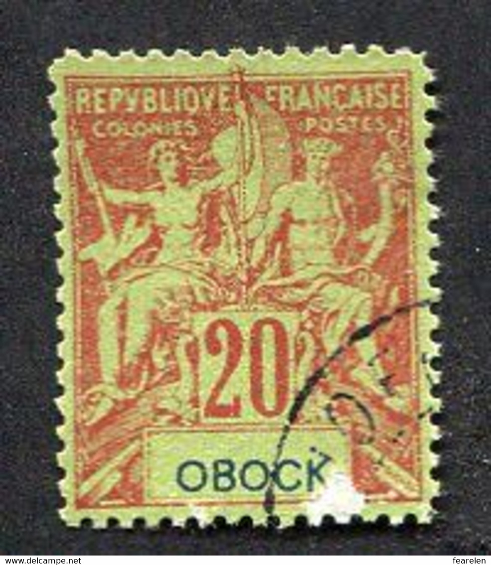 Colonie Française, Obock N°38 ; Faux Fournier - Used Stamps