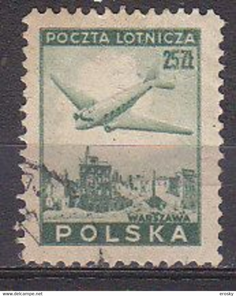 R3770 - POLOGNE POLAND AERIENNE Yv N°14 - Usados