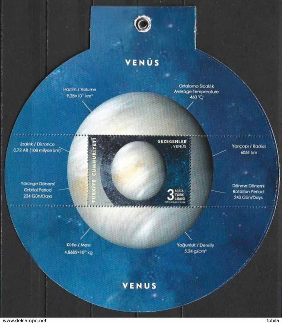 2020 TURKEY THE PLANETS BOOKLET MNH ** - Carnets