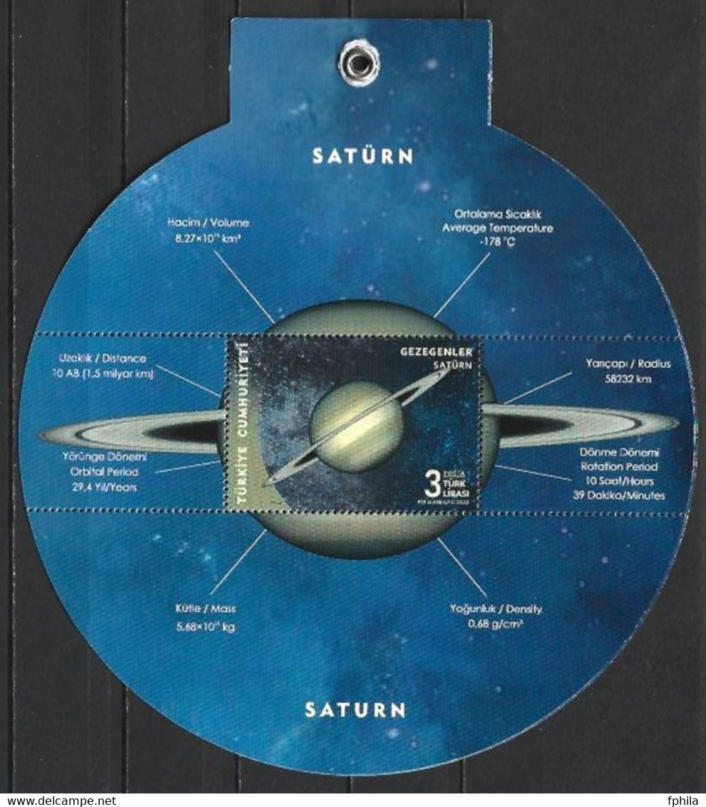 2020 TURKEY THE PLANETS BOOKLET MNH **