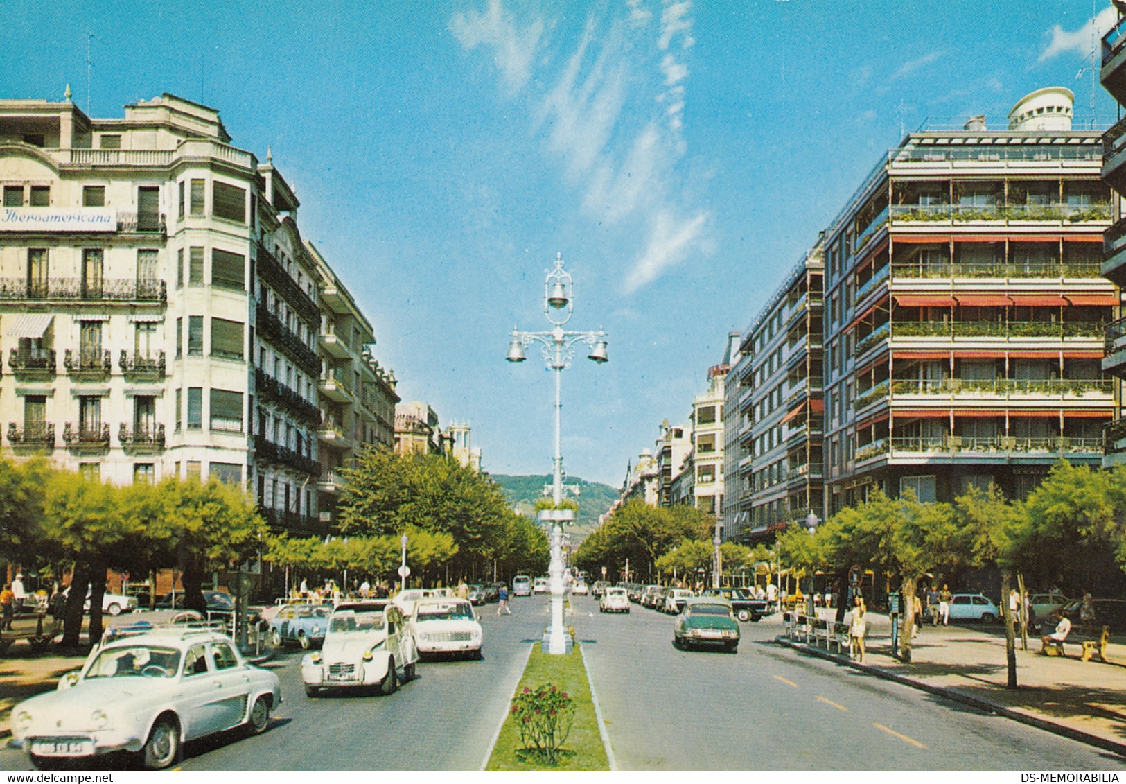 San Sebastian - Avenida De ESpana - Citroen 2 CV Renault Dauphine DS - Guipúzcoa (San Sebastián)