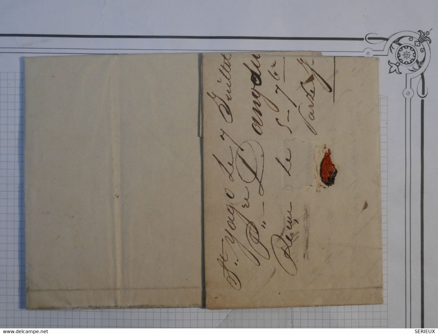 BK 17 CUBA OUTRE MER    BELLE LETTRE RARE 1840 ST YAGO  A BORDEAUX FRANCE  . PAUILLAC   ++ AFFRANCH.  PLAISANT - Voorfilatelie