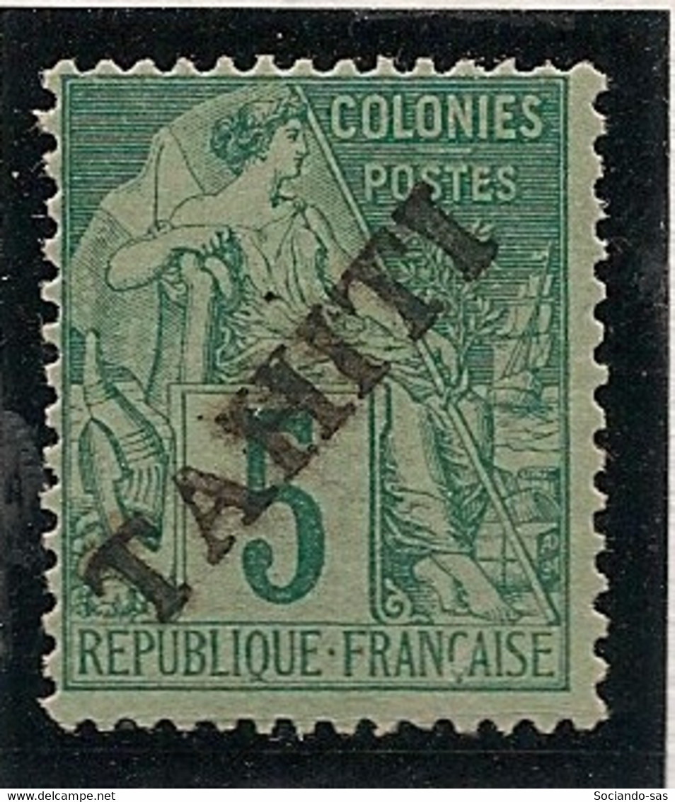 TAHITI - 1893 - N°Yv. 10 - Type Alphée Dubois 5c Vert - Neuf * / MH VF - Nuevos