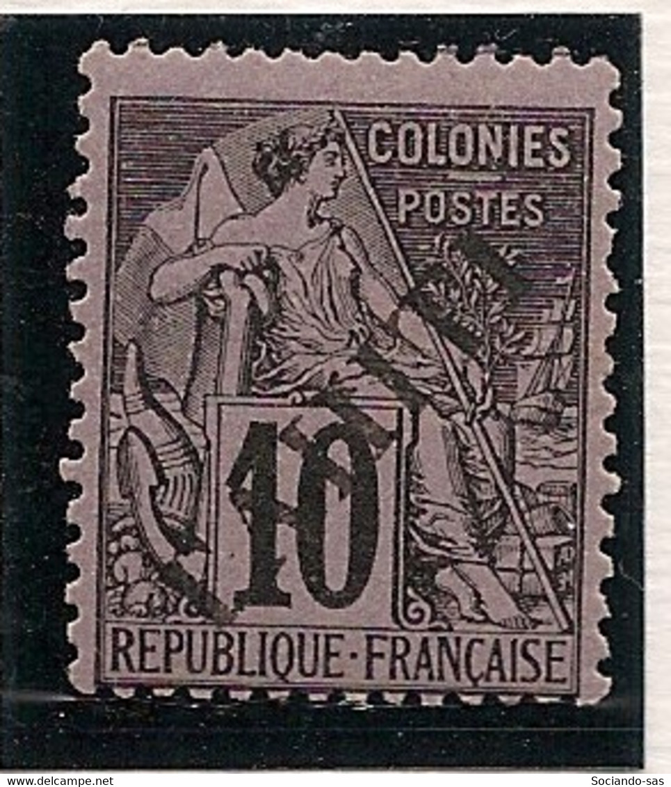 TAHITI - 1893 - N°Yv. 11 - Type Alphée Dubois 10c Noir Sur Lilas - Neuf * / MH VF - Nuevos