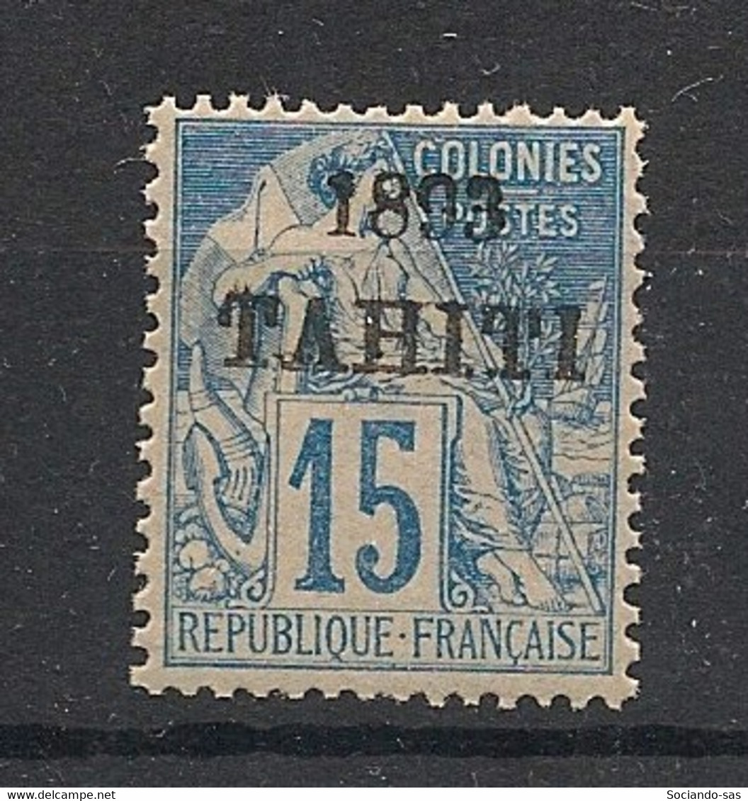 TAHITI - 1893 - N°Yv. 24 - Type Aphée Dubois 15c Bleu - Neuf Luxe ** / MNH / Postfrisch - Unused Stamps