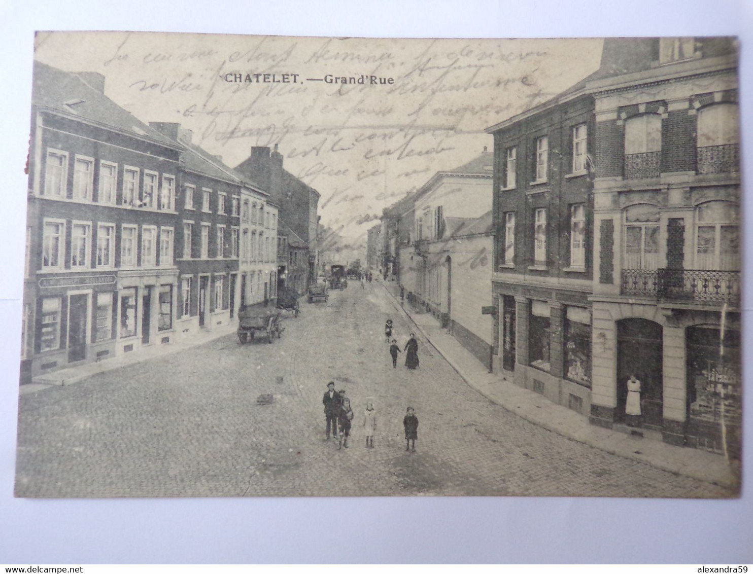 CHATELET Grande Rue Top Carte Rare - Binche