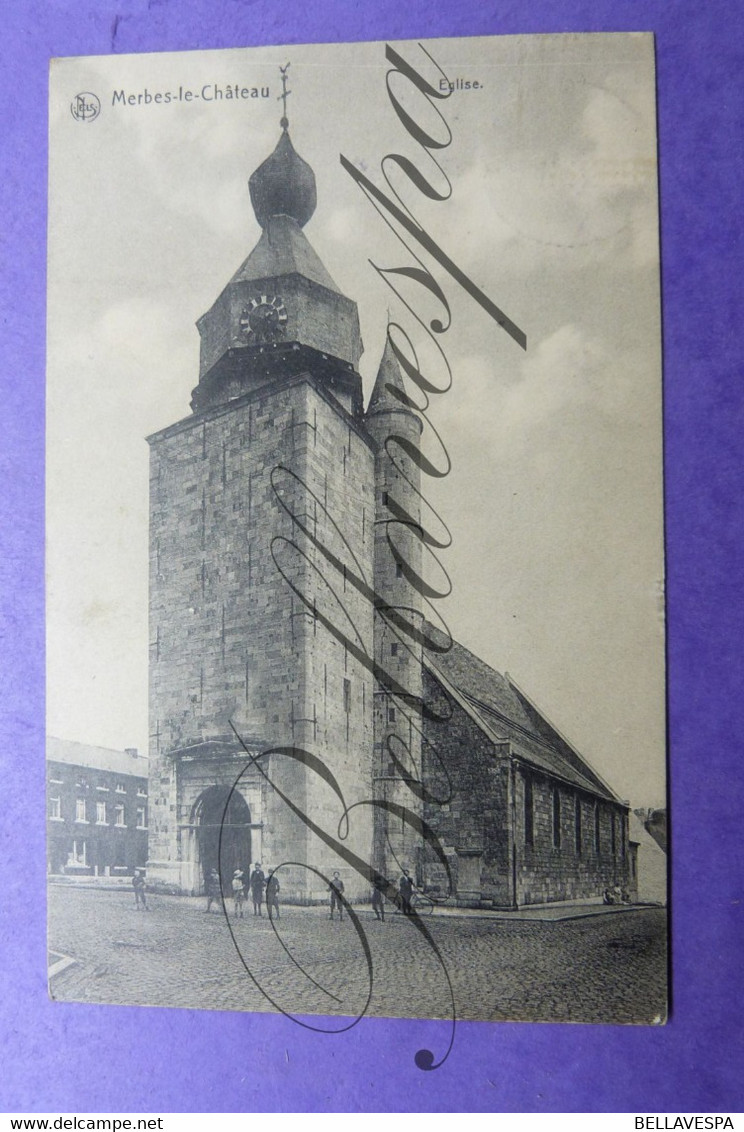 Merbes-le-Chateau  Eglise 1908 - Merbes-le-Château