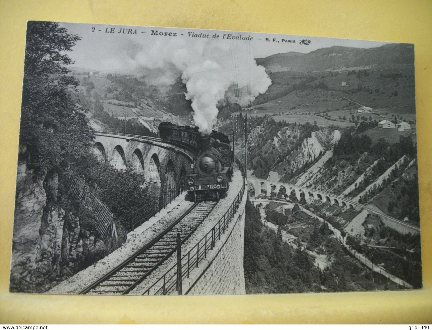 39 9468 CPA - 39 MOREZ - VIADUC DE L'EVALUDE - TRAIN - Ouvrages D'Art