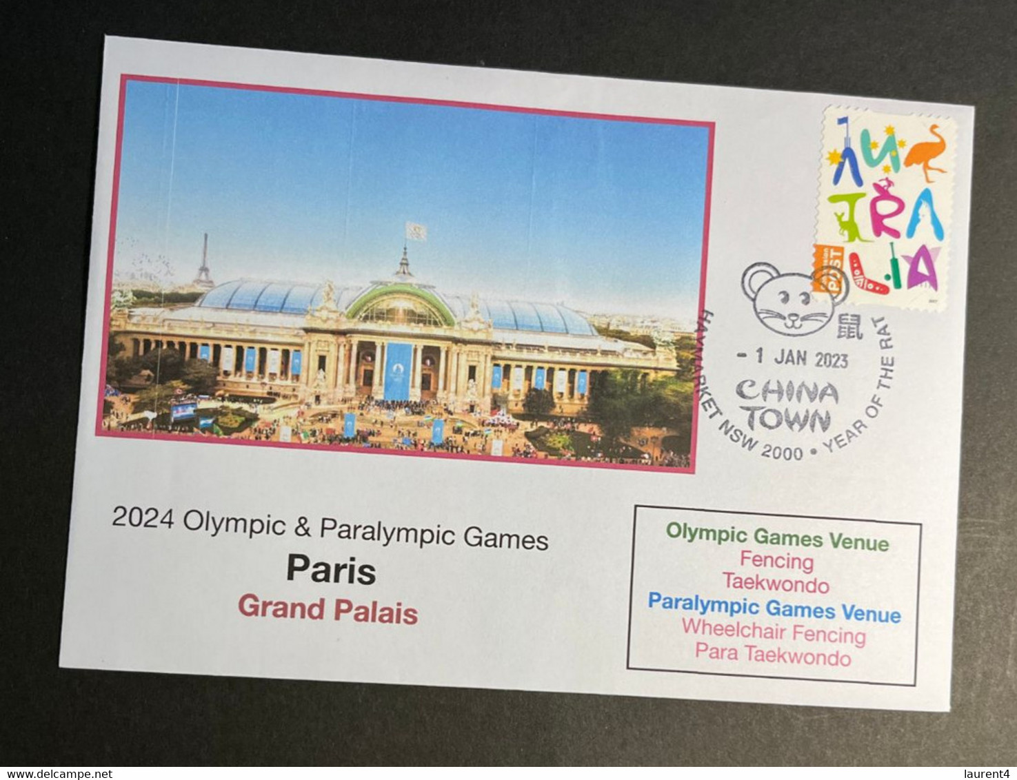 (2 N 34) 2024 France - Paris Olympic Games (1-1-2023) Location - Paris - Grand Palais (Fencing - Taekwondo) - Zomer 2024: Parijs