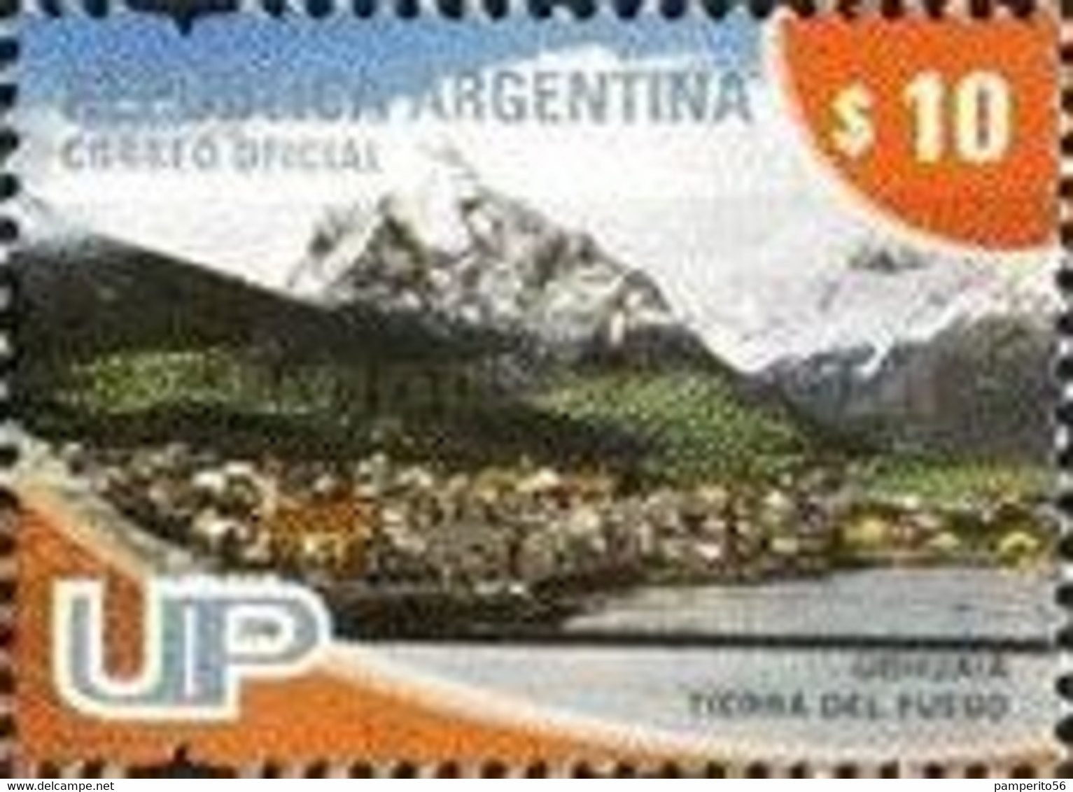 ARGENTINA - AÑO 2008 - Serie Turismo Sellos UP - Usuhaia (Tierra Del Fuego) - Used Stamps