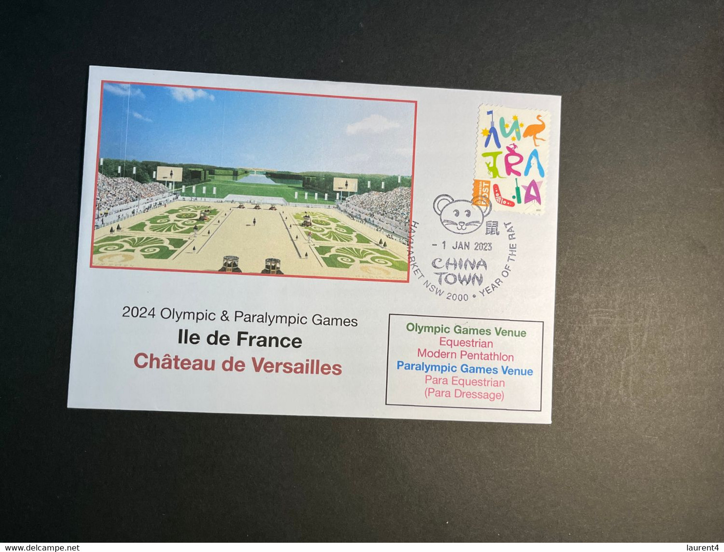 (2 N 37) 2024 France - Paris Olympic Games (1-1-2023) Location - Ile De France - Château De Versailles (Equestrian + 1) - Sommer 2024: Paris