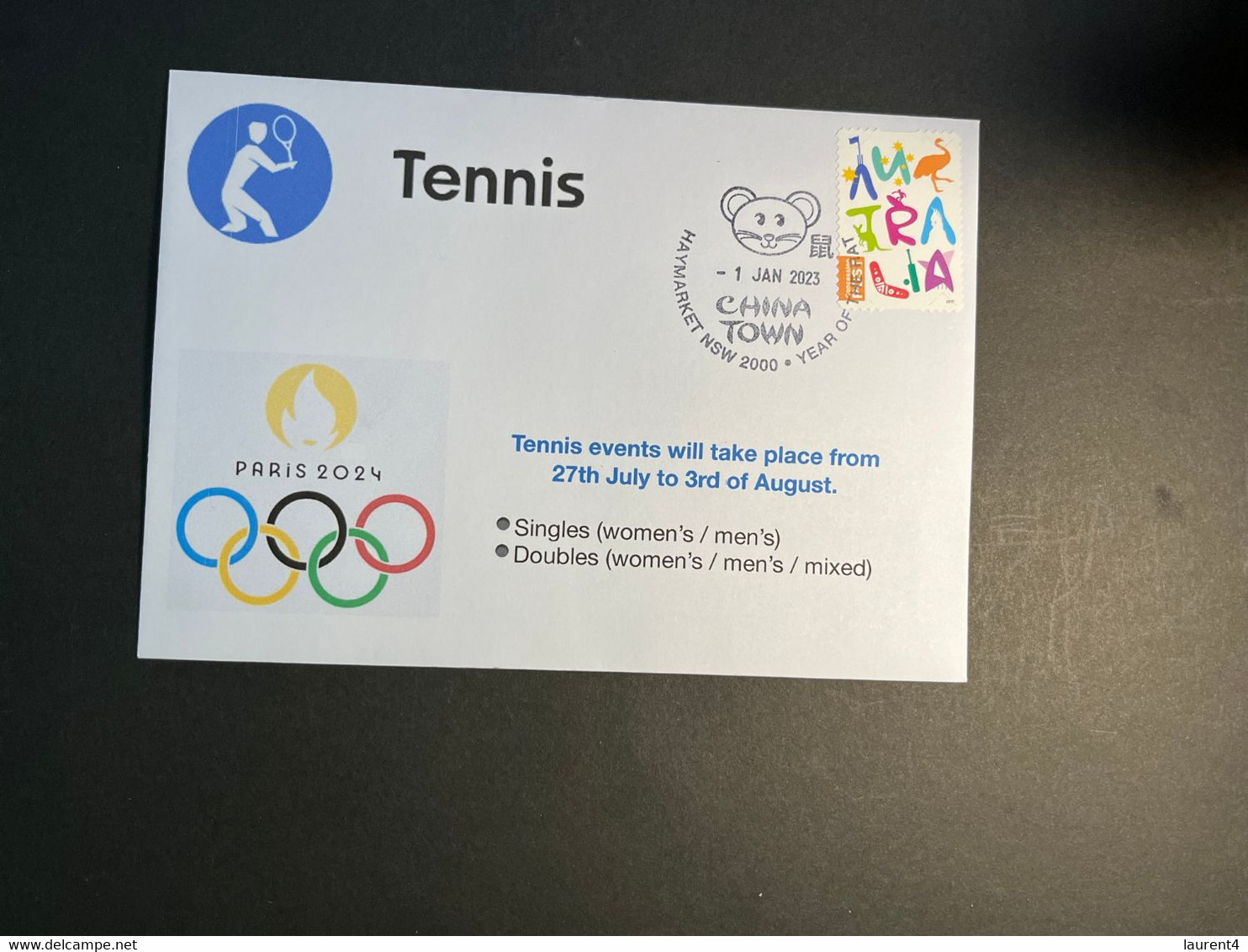 (2 N 37) 2024 France - Paris Olympic Games (1-1-2023) Sport / Table Tennis - Summer 2024: Paris