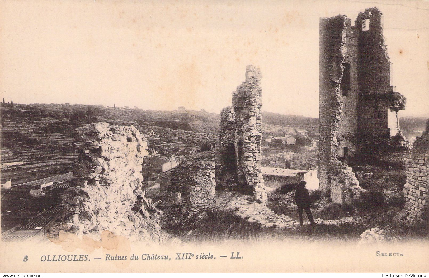 CPA - FRANCE - OLLIOULES - Ruines Du Château - LL - Ollioules