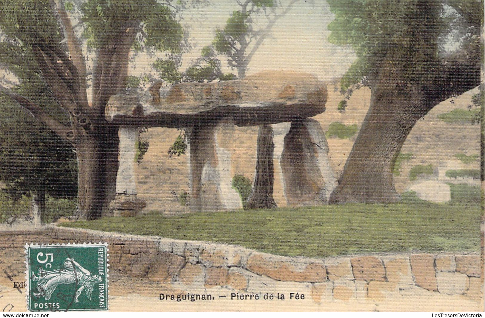 CPA - FRANCE - DRAGUIGNAN - Pierre De La Fée - Colorisée - Draguignan