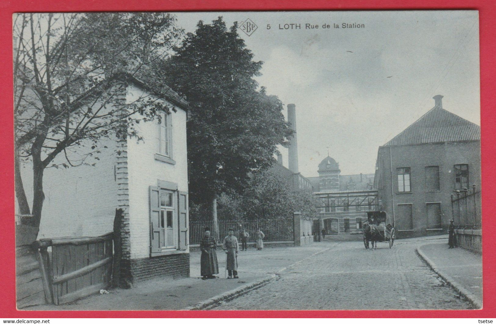 Lot / Loth - Rue De La Station - S.B.P. -  1911 ( Verso Zien ) - Beersel