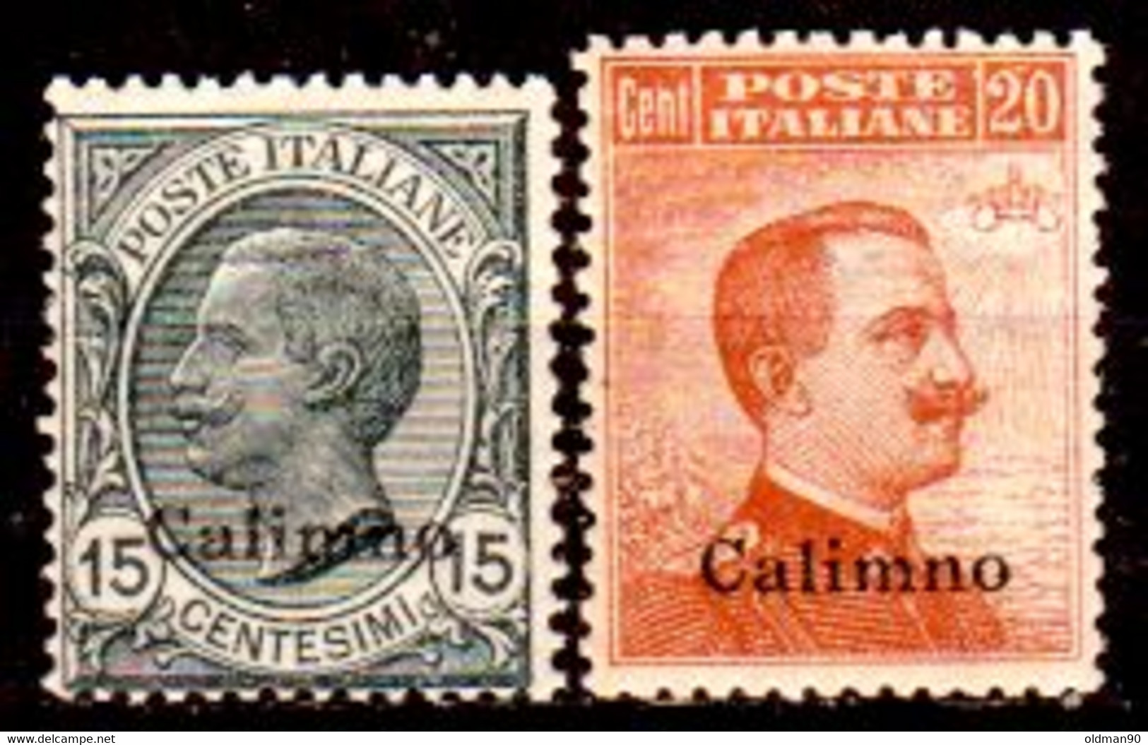 Egeo-OS-265- Calino: Original Stamp And Overprint 1921-22 (++) MNH - Crown Watermark - Quality In Your Opinion. - Aegean (Calino)