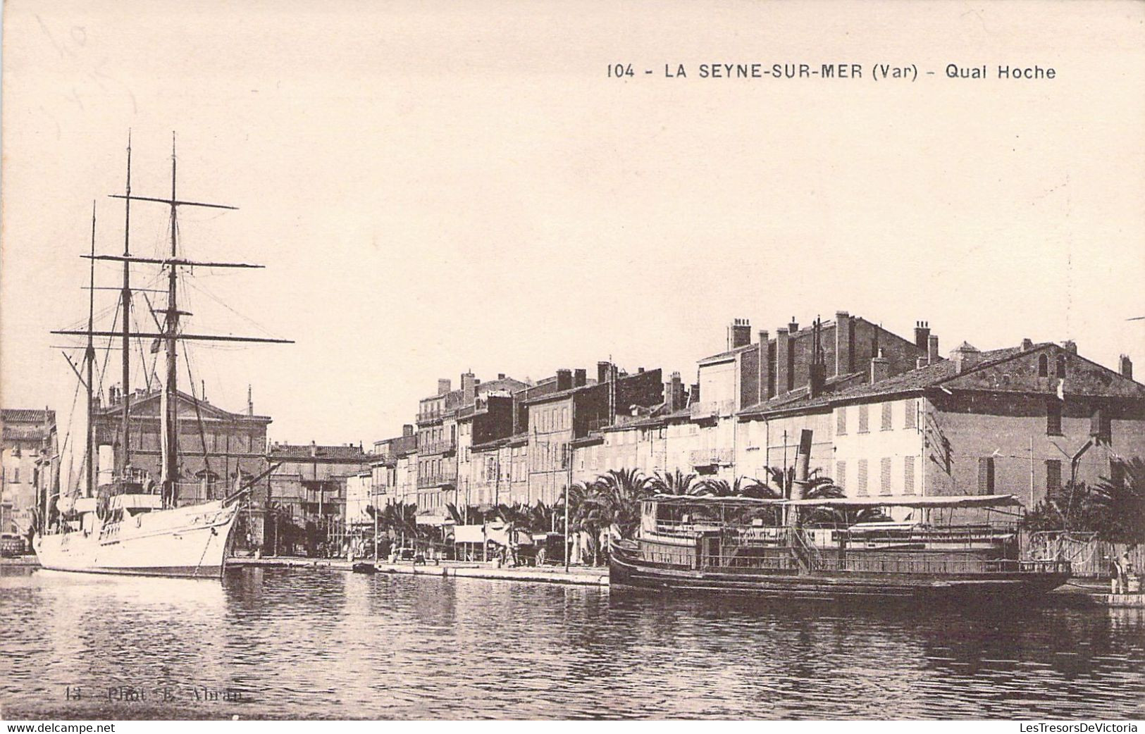 CPA - FRANCE - LA SEYNE - Quai Hoche - Bâteaux - La Seyne-sur-Mer