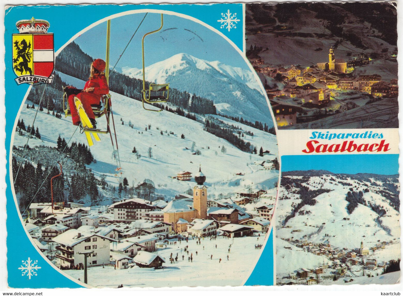 Saalbach Mit Kohlmaislift Und Zwölferkogel, Bei Nacht Und Mit Kohlmaiskopf - (Österreich/Austria) - Ski - Saalbach