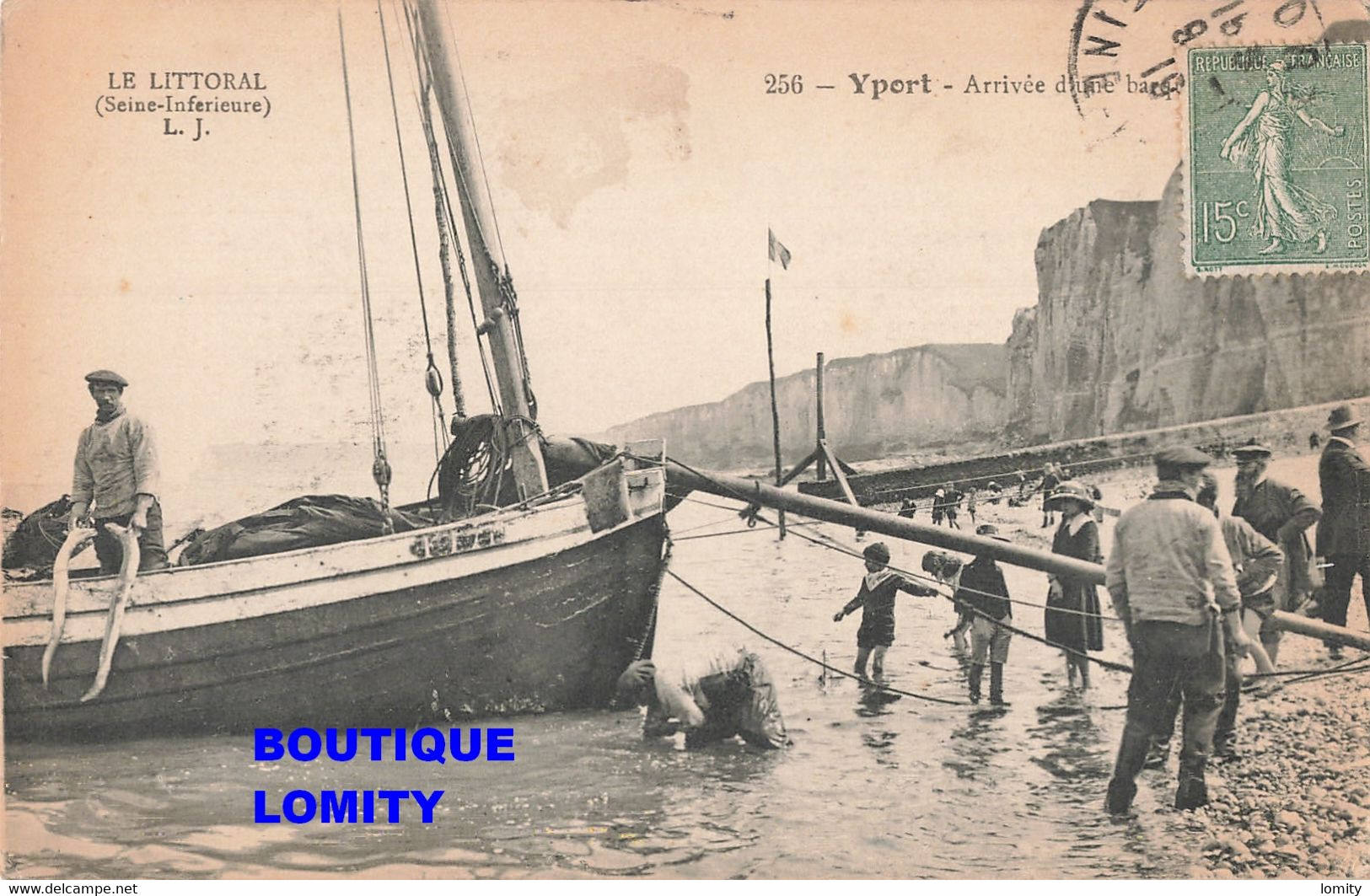 76 Yport CPA Arrivée D' Un Bateau - Yport