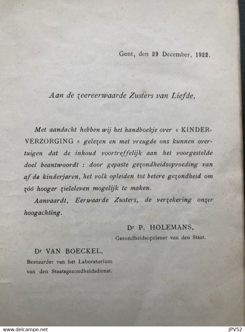 (498) Huiselijke Opvoedkunde - 1922 - 101 Blz - Zuster Van De Liefde Van Jezus En Maria - Scolaire