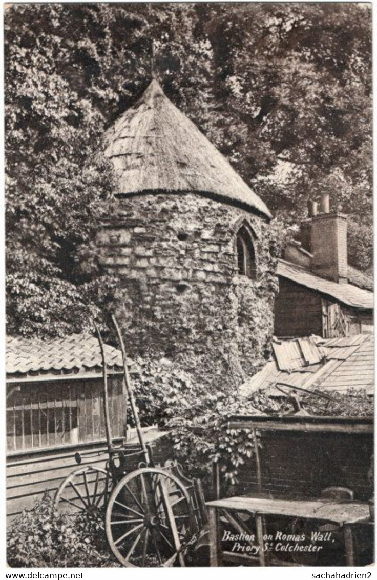 Pf. Bastion On Romas Wall, Priory St Colchester - Colchester