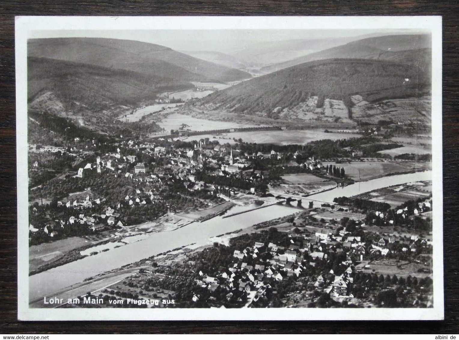 251 - Foto-AK LOHR Am Main - Vom Flugzeug Aus - Ca. 1930 - Lohr