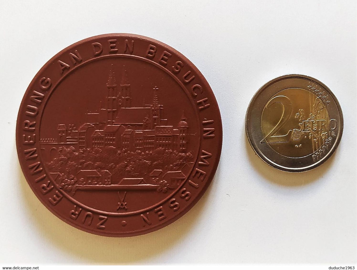 Médaille Porcelaine(porzellan) - Ville De Meissen/Johann Friedrich Böttger. 53mm - Verzamelingen