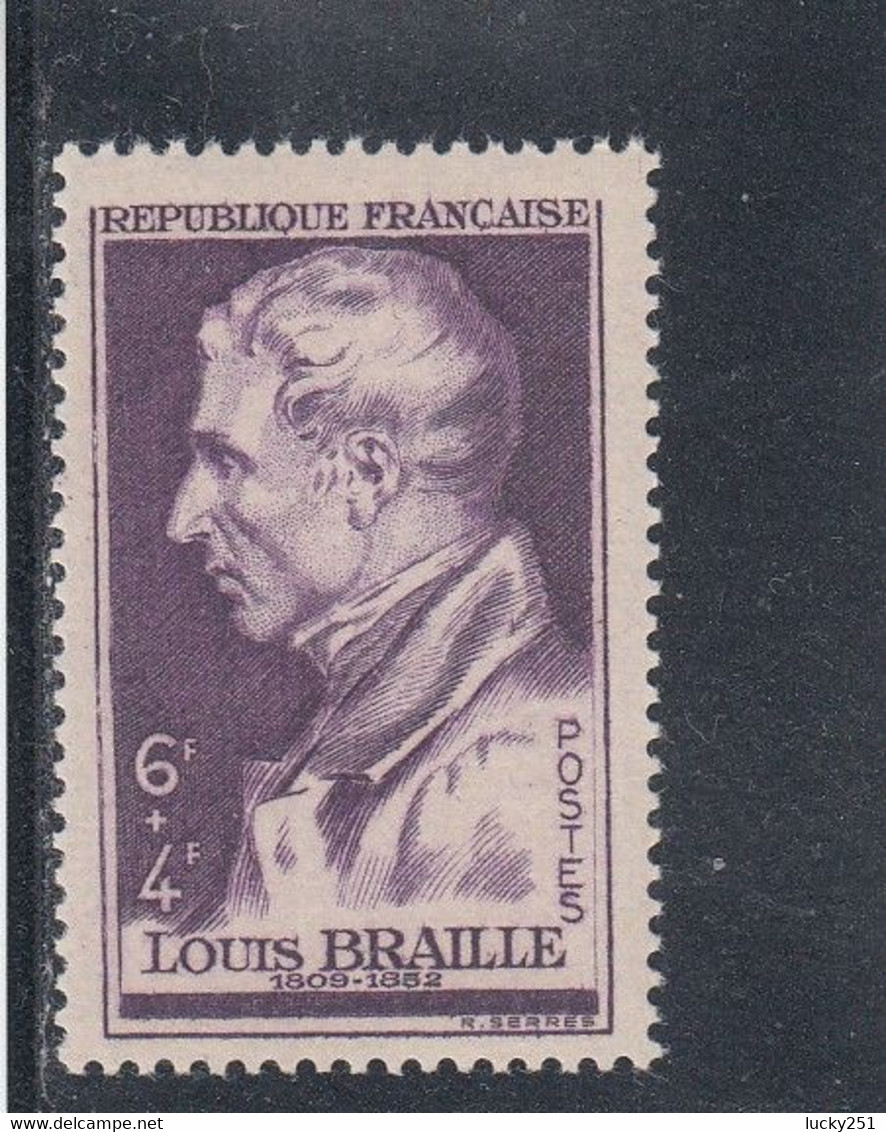 France - Année 1948 - Neuf** - N°YT 793** - Louis Braille - Unused Stamps