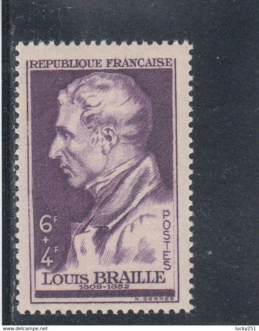 France - Année 1948 - Neuf** - N°YT 793** - Louis Braille - Neufs