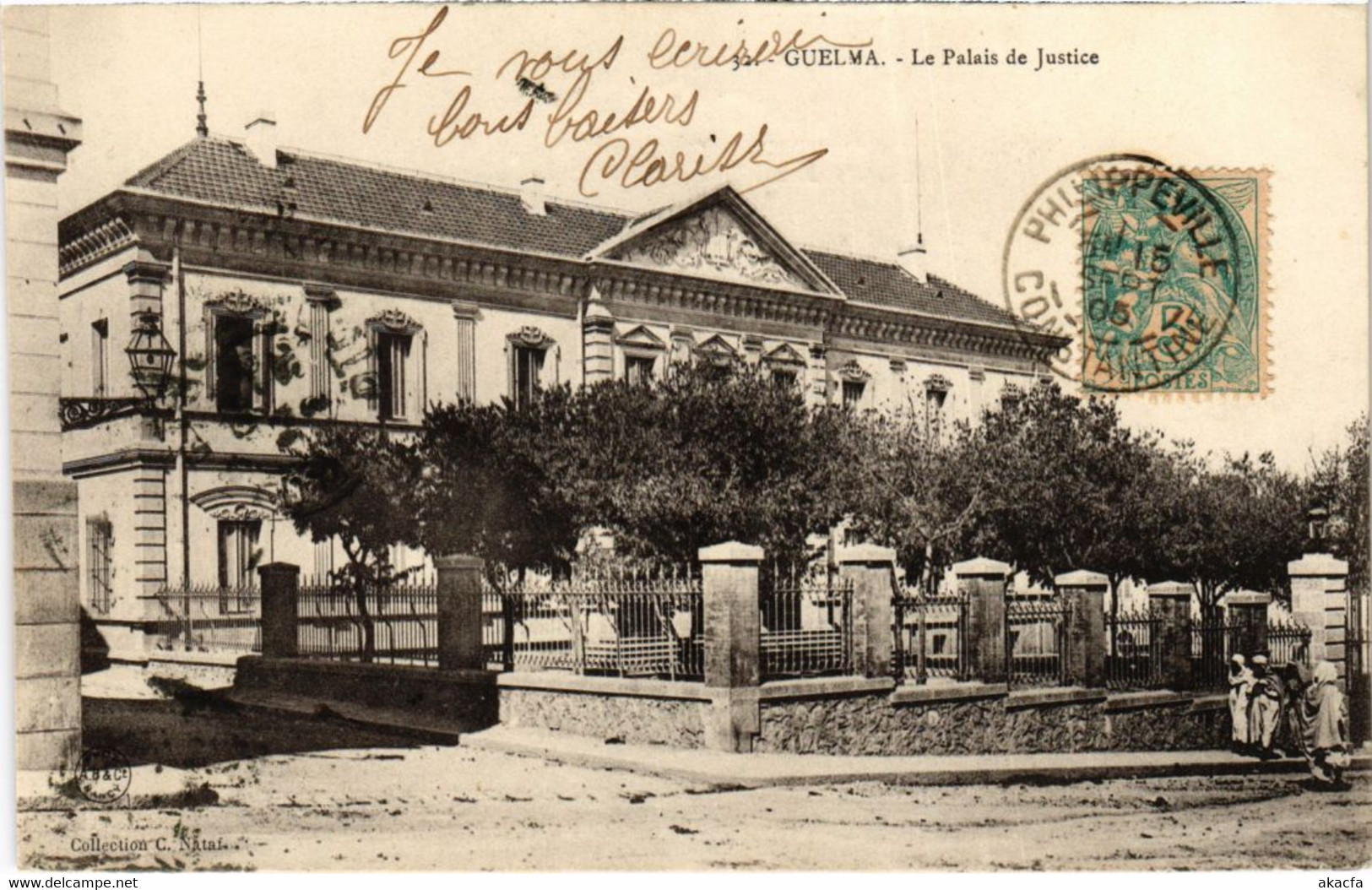 CPA AK GUELMA Le Palais De Justice ALGERIE (1189742) - Guelma