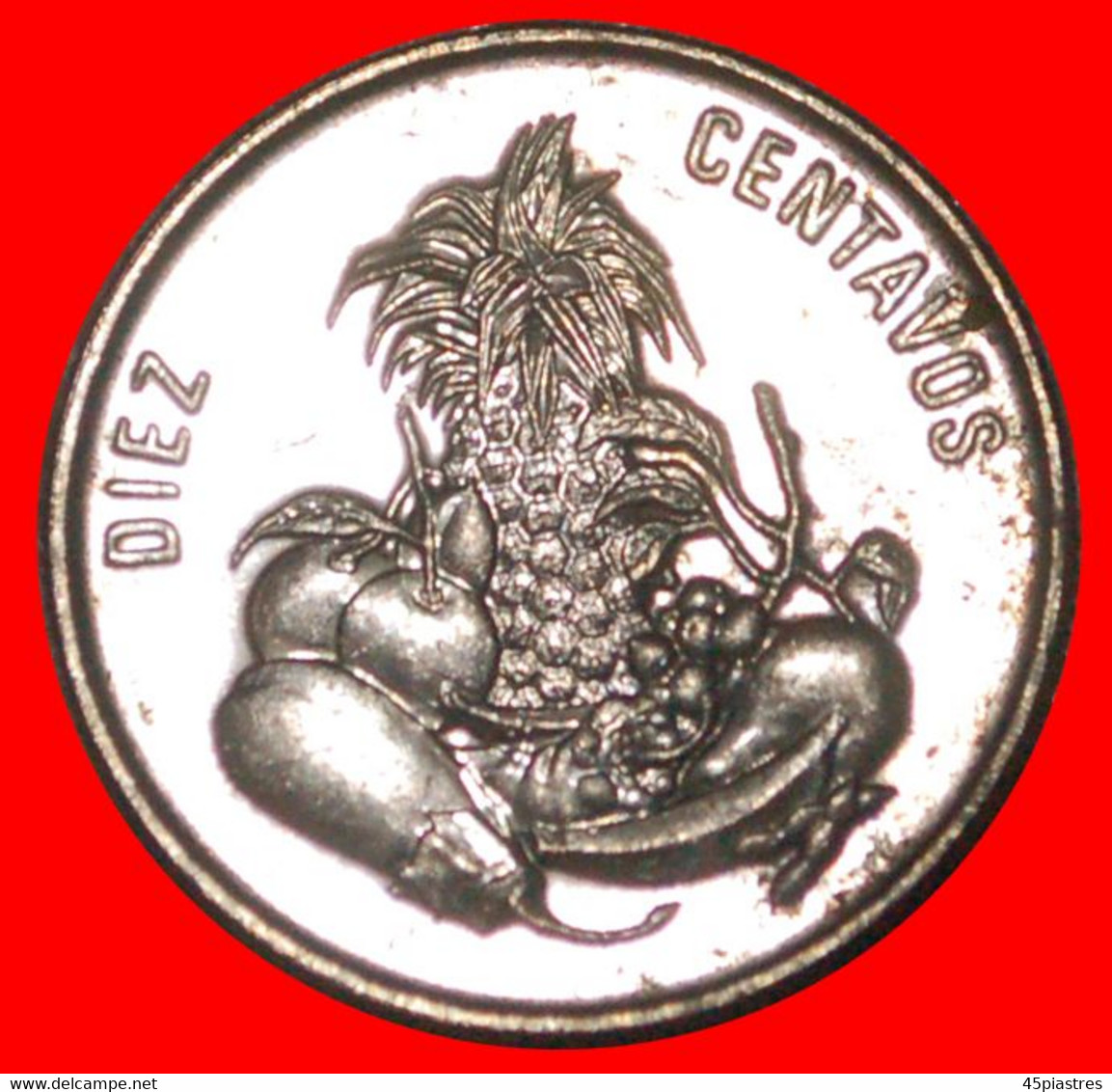 * CANADA: DOMINICAN REPUBLIC ★ 10 CENTAVOS 1989 MINT LUSTRE! LOW START ★ NO RESERVE! - Dominicana