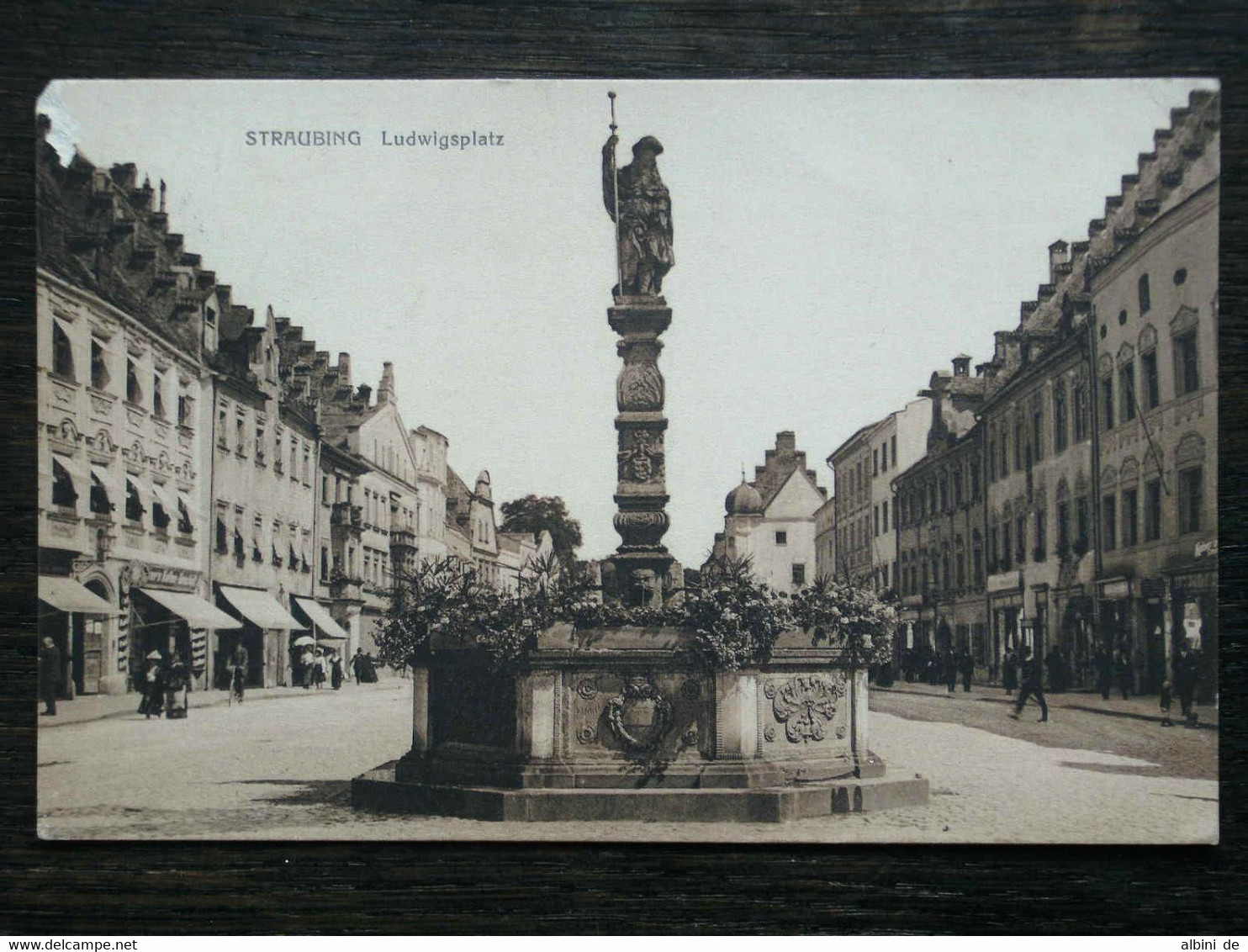 251 - AK STRAUBING - Ludwigsplatz - 1913 - Straubing