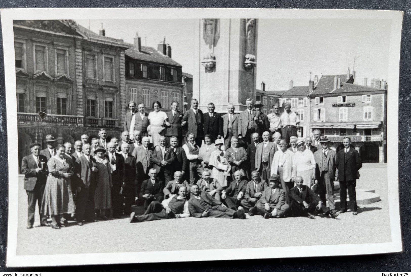 Ortsplatz Gruppenbild/ Photo Schrörs Hönningen A.Rh - Bad Hoenningen