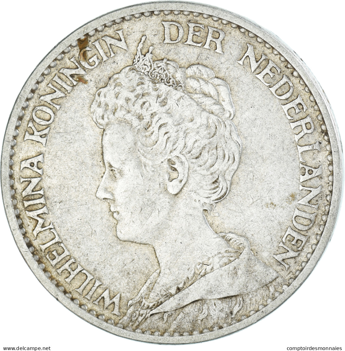 Monnaie, Pays-Bas, Wilhelmina I, Gulden, 1916, Utrecht, TB+, Argent, KM:148 - 1 Gulden