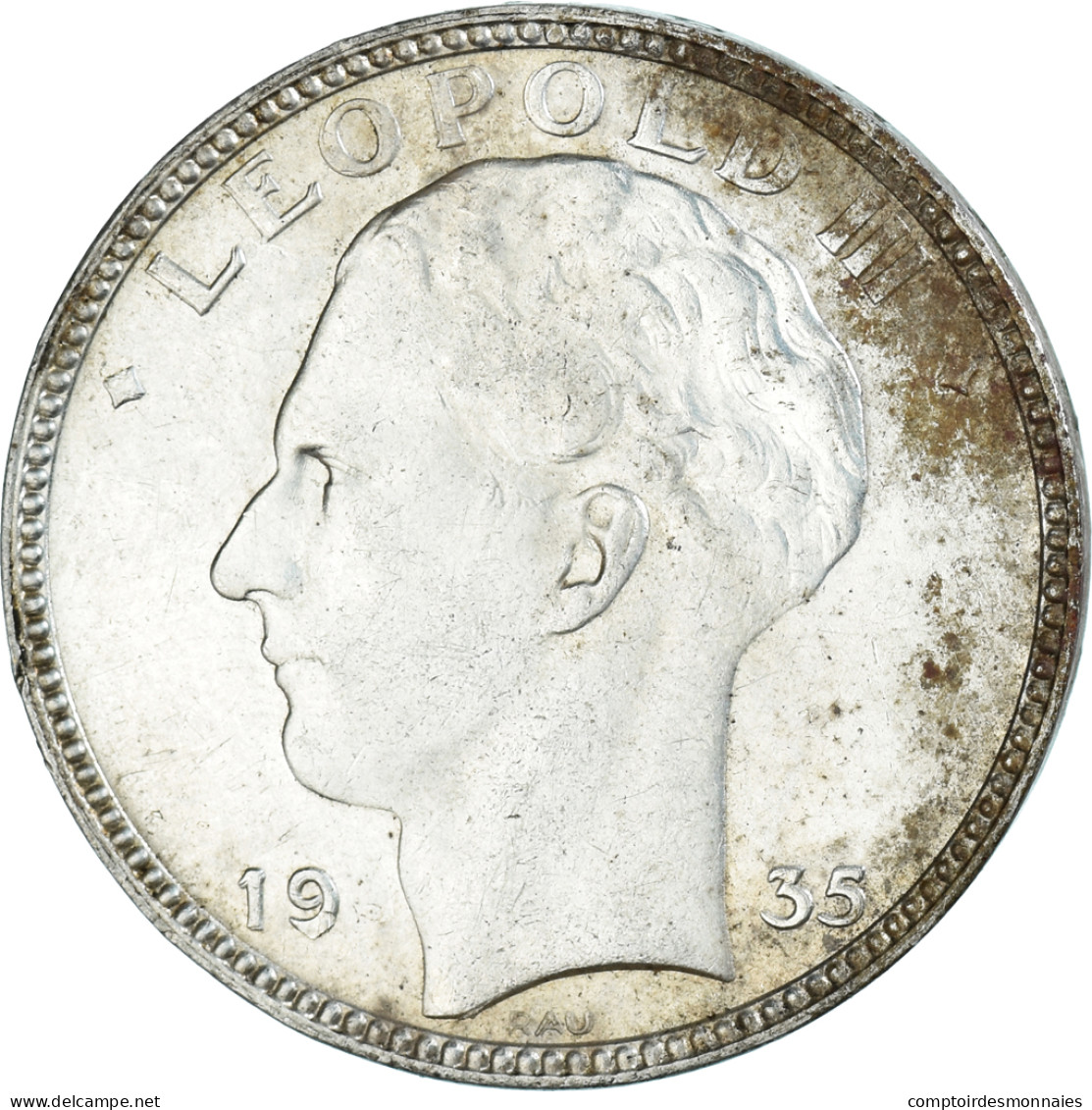 Monnaie, Belgique, 20 Francs, 20 Frank, 1935, SUP, Argent, KM:105 - 20 Francs