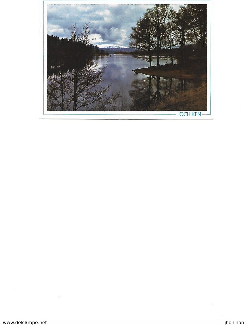 Scotland  - Postcard Used  1988   -  Loch Ken By Castle Douglas  - 2/scans - Kirkcudbrightshire