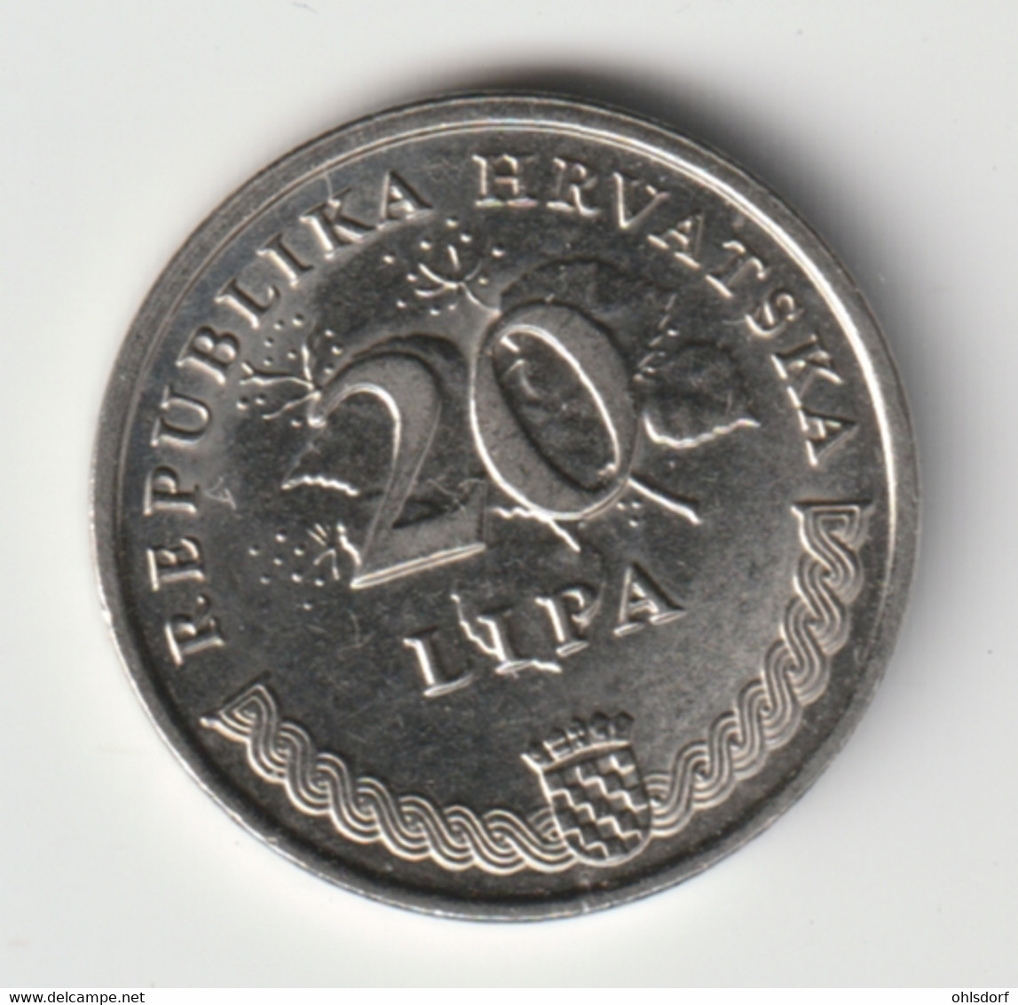 HRVATSKA 2005: 20 Lipa, KM 7 - Croatia