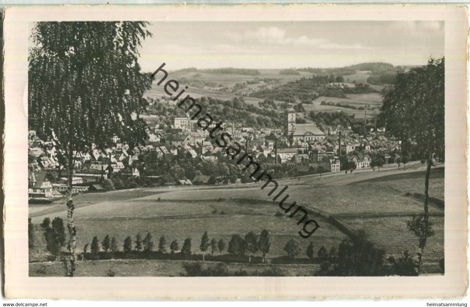 Blick Auf Lössnitz - Verlag C. Mühlhausen Lössnitz - Loessnitz