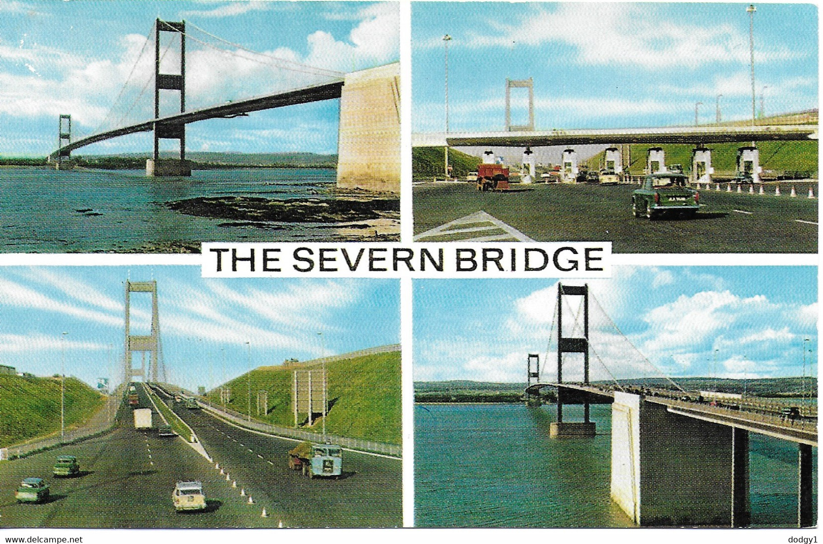 SCENES FROM THE SEVERN BRIDGE, WALES. UNUSED POSTCARD   Wd1 - Monmouthshire